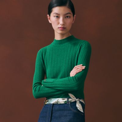 エルメス　刺繍　長袖　緑　ハイネック　ホース　マルジェラ期　レディース エルメスのカレ | レディス シルクカレ | Hermès - エルメス-公式サイト